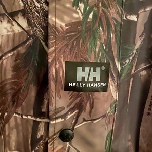 Lined Camo Long Rain Jacket/Bib - NEW